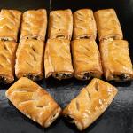 STRUDEL CREMA E GOCCE DI CIOCCOLATO (12 PEZZI)