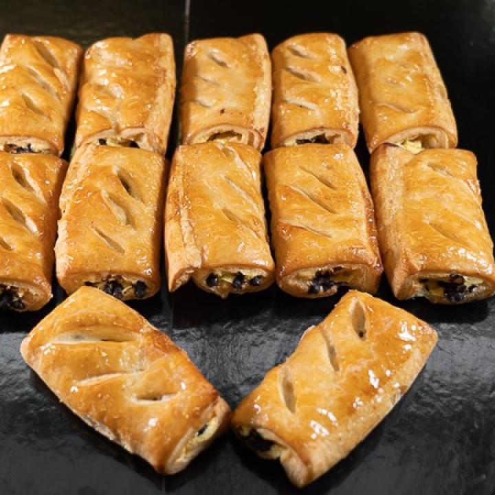 STRUDEL CREMA E GOCCE DI CIOCCOLATO (12 PEZZI)